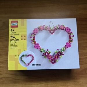 LEGO Heart Ornament Building Toy